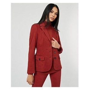 *BRAND NEW* Ginger Colour Button-Front Fitted Utility Blazer - Size XXS